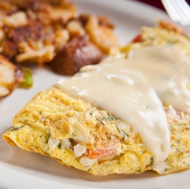 Crabmeat Omelette.